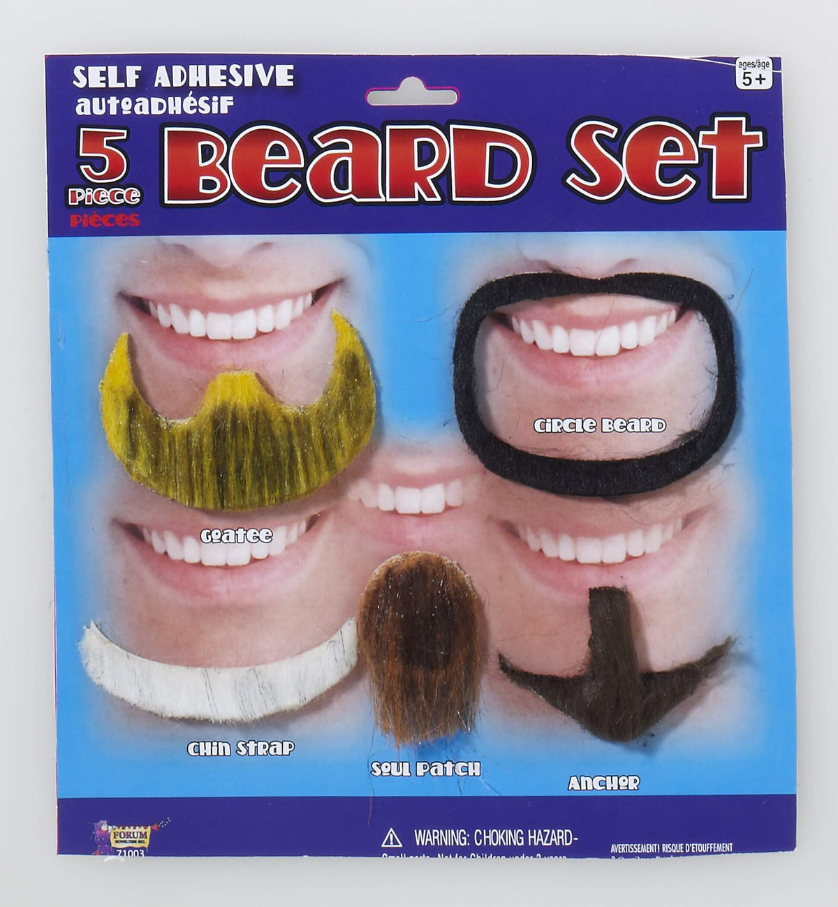 5 Beard Set