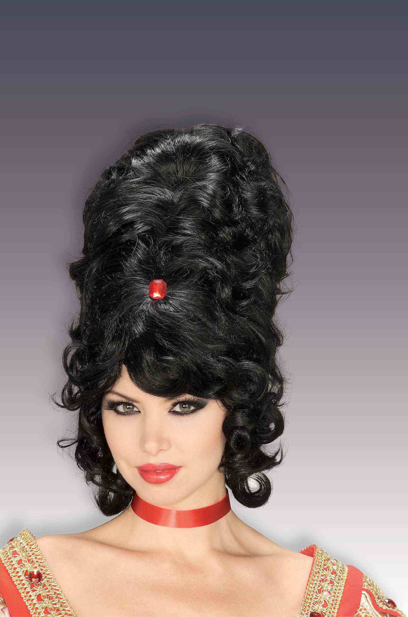 Beehive Wig Black