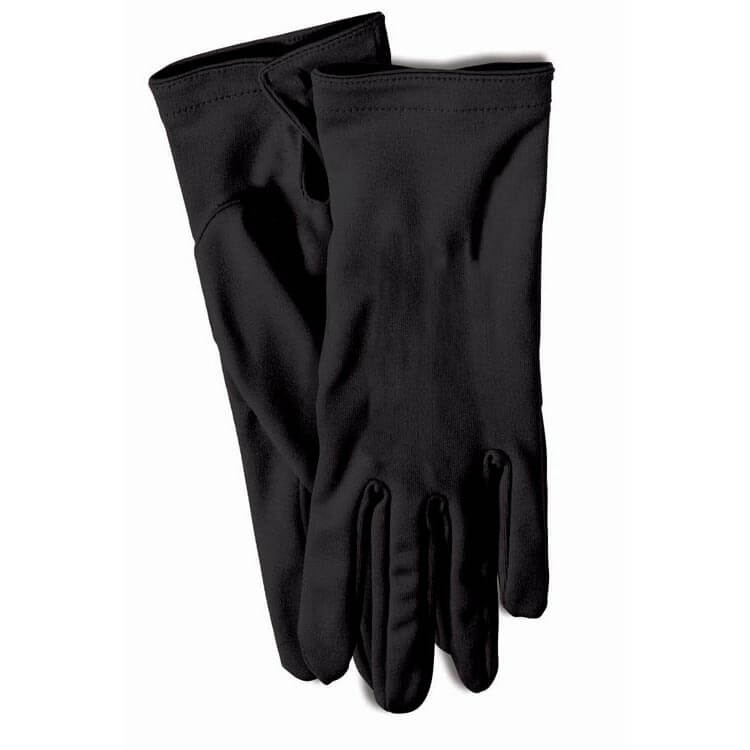 Short Colored Gloves-Black