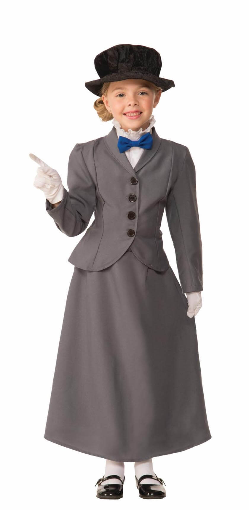 Girls English Nanny Costume