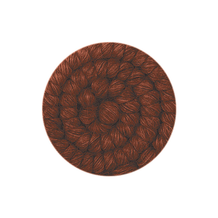 Wool Crepe Hair-Dark Brown