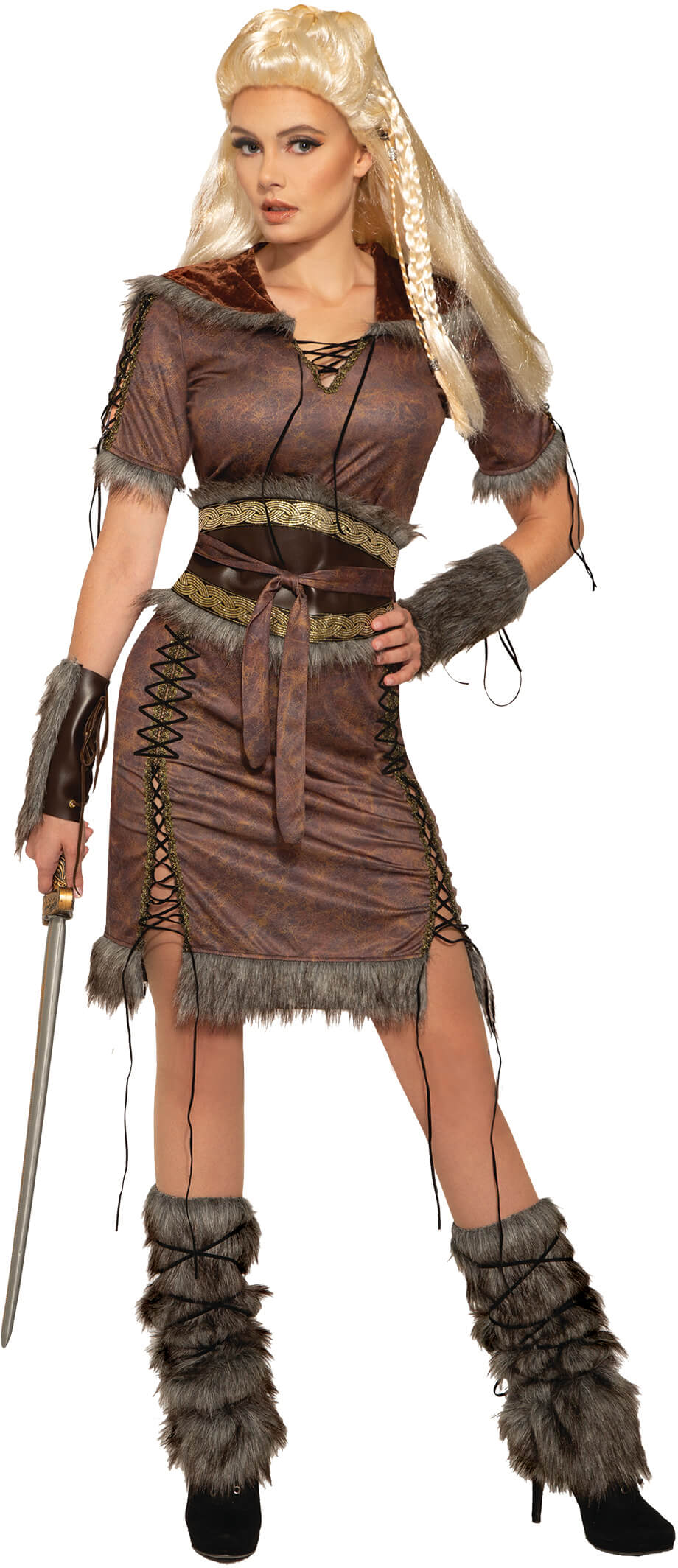 Womens Viking Shield Maiden Costume