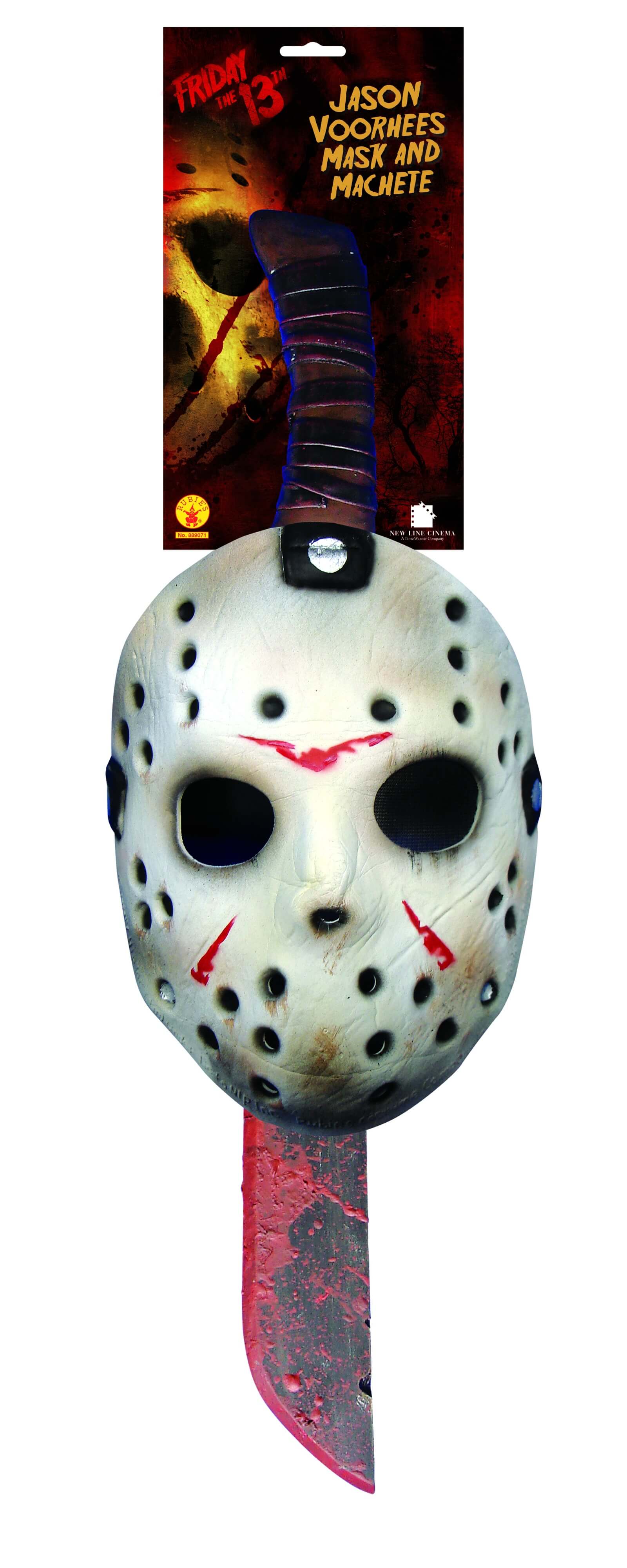 Jason Voorhees Mask and Machete Kit