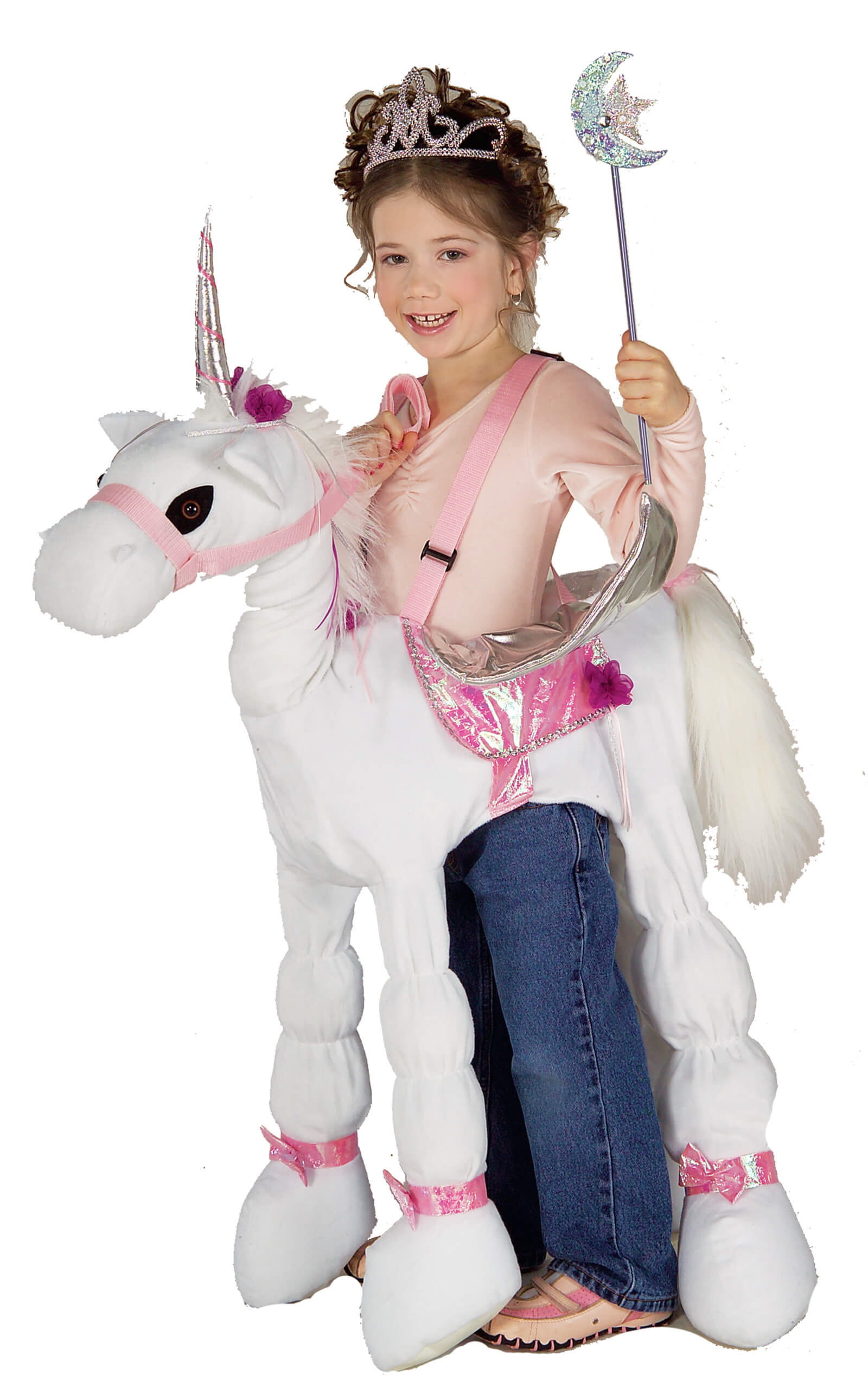 Girls Ride-A-Unicorn Costume