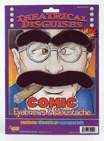 Comic Eyebrows & Moustache