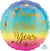 18" Ombre New Year Foil Balloon