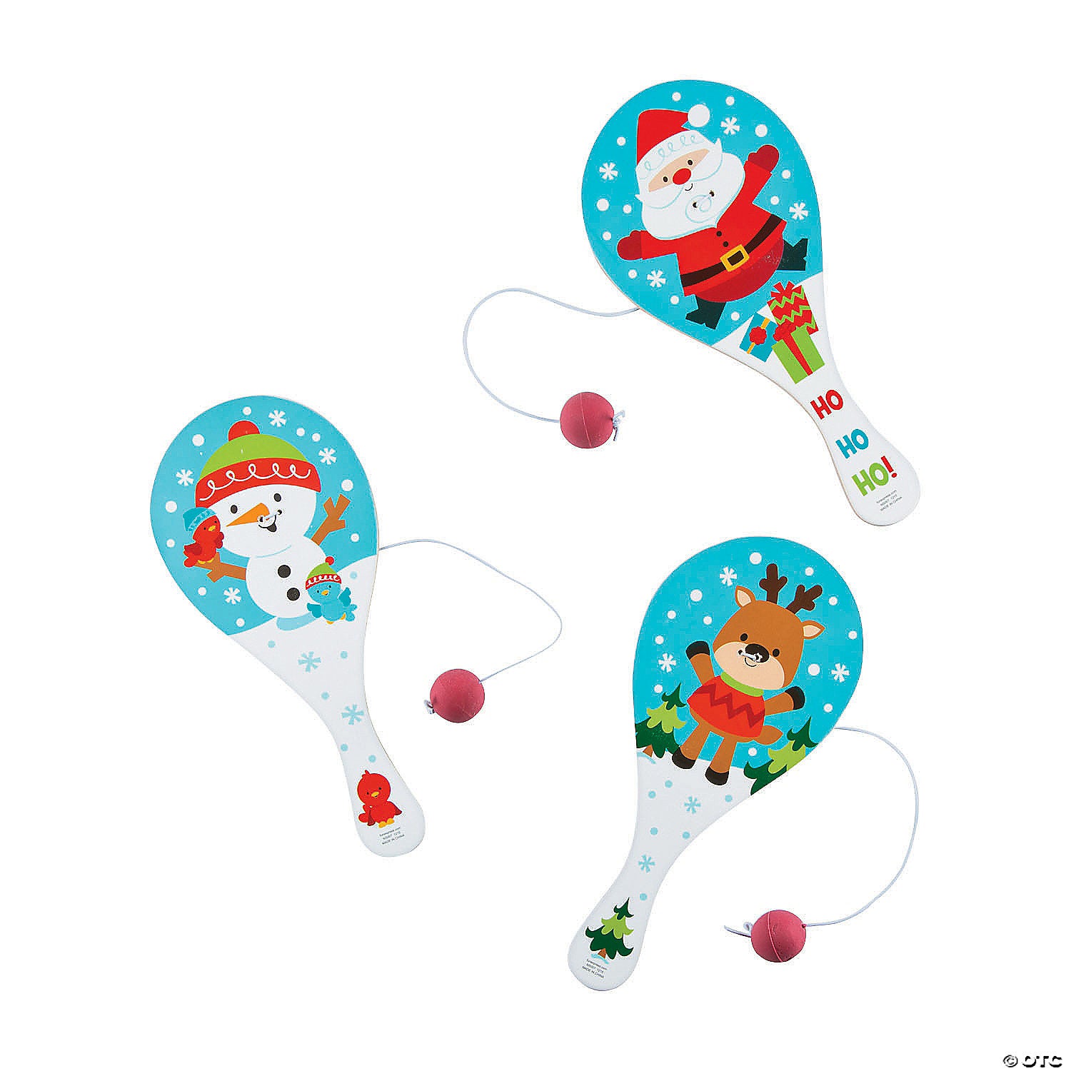 Winter Holiday Paddleball Games