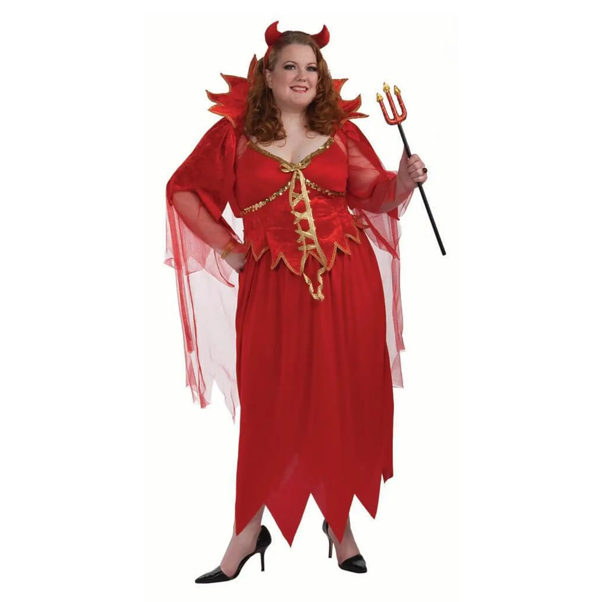 Womens Devil Costume - Plus