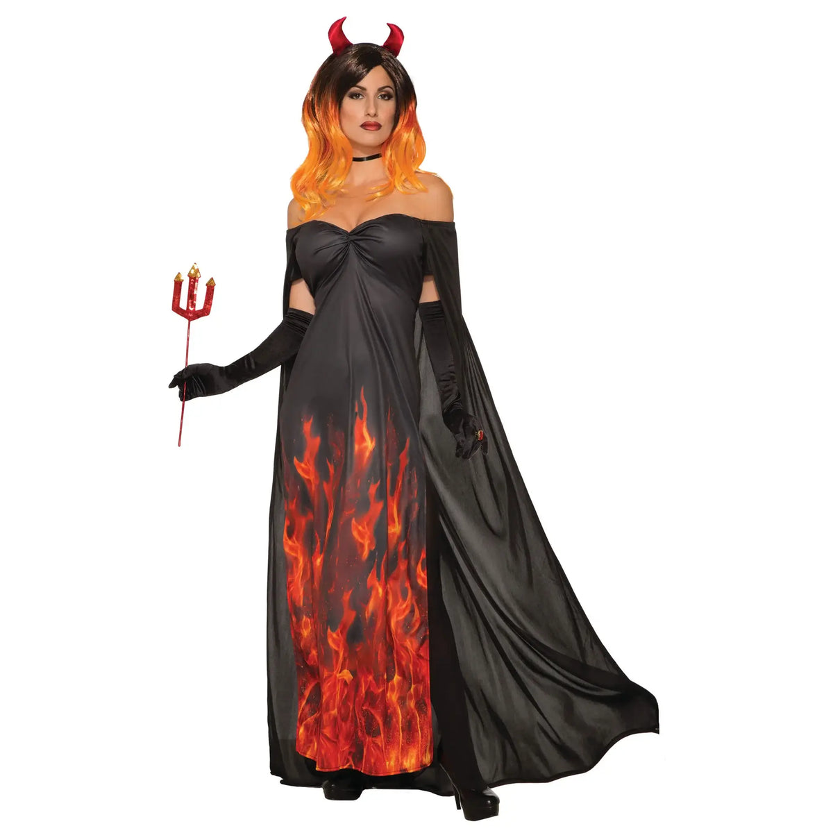 Womens Elegant Devil Costume