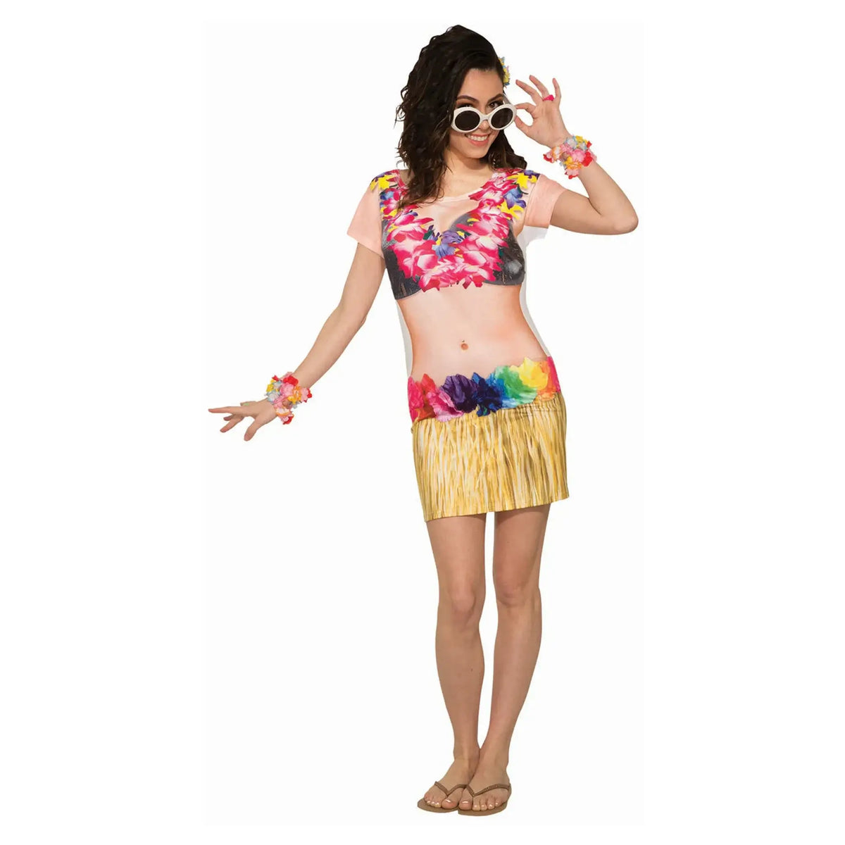 Womens Sublimation Hula Dancer Dress